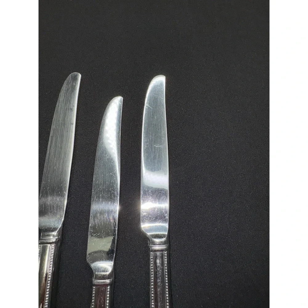 Waterford Somerset SET 3 French Hollow Knives dinner 9.5